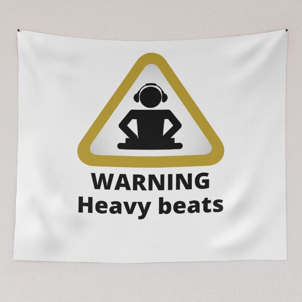 Item preview, Warning Heavy Beats designed and sold by Ndigwan.