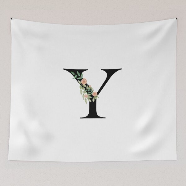 Item preview, Botanical letter Y designed and sold by EllilaDesigns.
