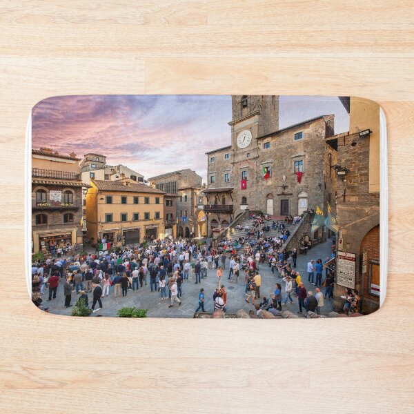 Item preview, Cortona Tuscany piazza designed and sold by SpikeFlutie.
