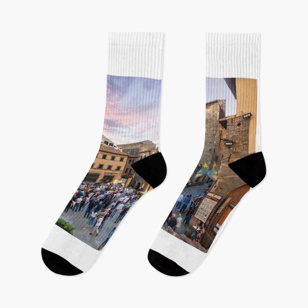 Item preview, Cortona Tuscany piazza designed and sold by SpikeFlutie.