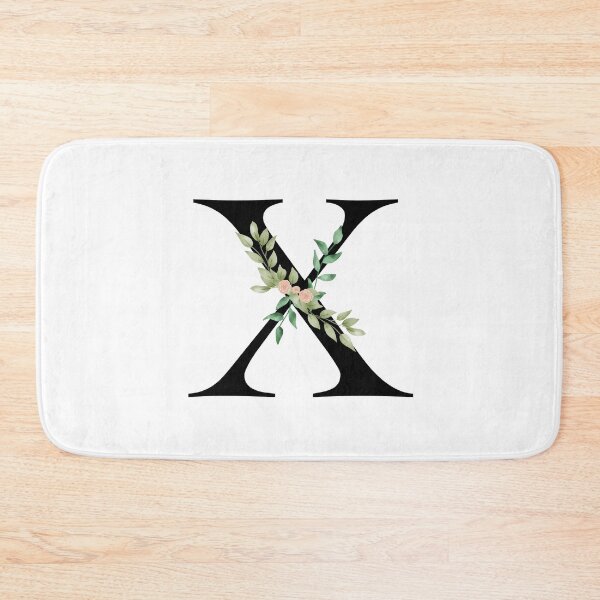 Item preview, Botanical letter X designed and sold by EllilaDesigns.