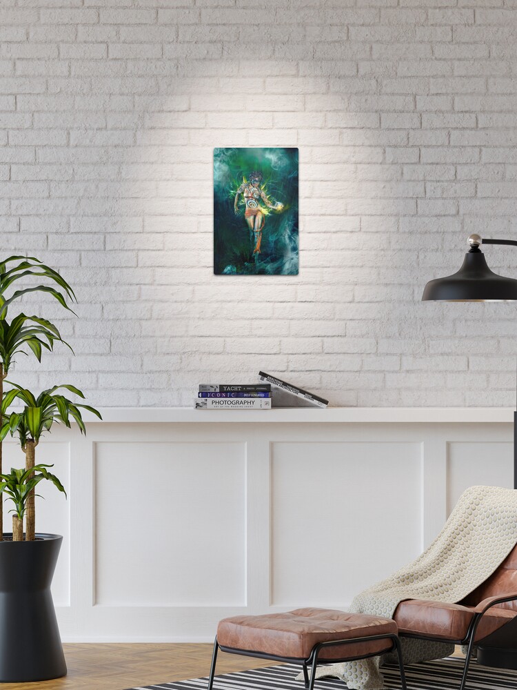 Thumbnail 1 von 4, Metallbild, Alien designt und verkauft von Julie Boehm.