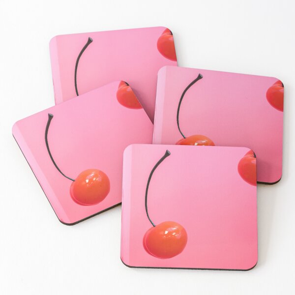 Item preview, Hot Pink & Red Cherries  designed and sold by newburyboutique.