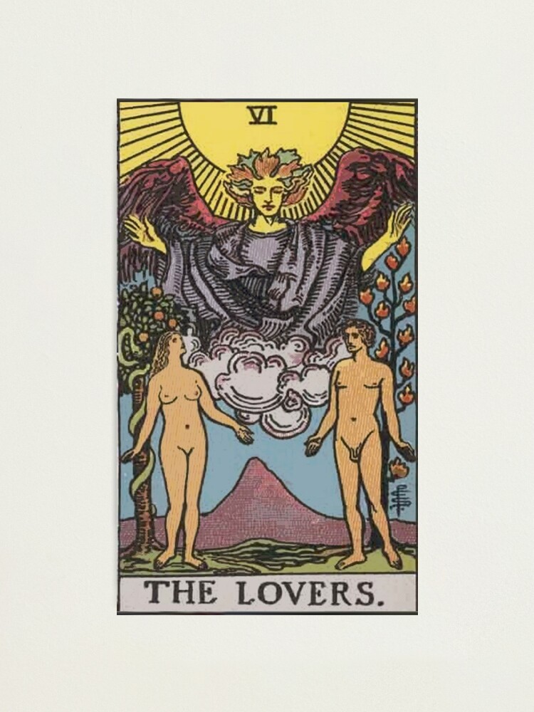 Alternate view of Tarot Card - The Lovers Photographic Print
