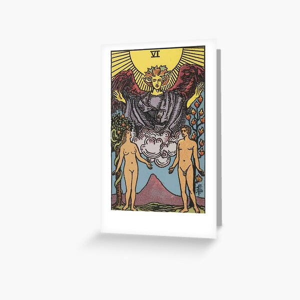 Tarot Card - The Lovers Greeting Card