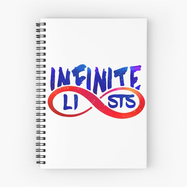 Item preview, Infinite lists Merch, Infinite Merch,infinite lists logo,infinite,Red, Blue, infinite lists hoodie, infinite t-shirts, infinite Hoodie, infinite tshirt designed and sold by LAAZIZA.