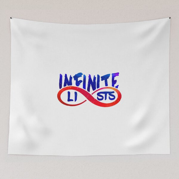 Item preview, Infinite lists Merch, Infinite Merch,infinite lists logo,infinite,Red, Blue, infinite lists hoodie, infinite t-shirts, infinite Hoodie, infinite tshirt designed and sold by LAAZIZA.
