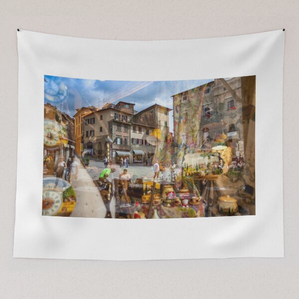 Item preview, Reflections in a Cortona shop window designed and sold by SpikeFlutie.