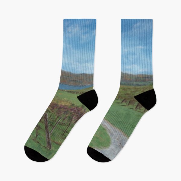 Item preview, Vineyard Overlooking Lake designed and sold by Elaine Rittler.