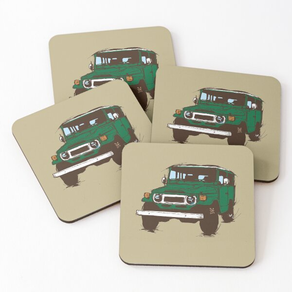 Item preview, FJ40 Green designed and sold by GrumpyDog.