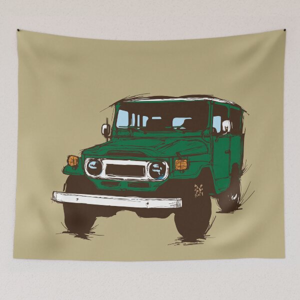 Item preview, FJ40 Green designed and sold by GrumpyDog.
