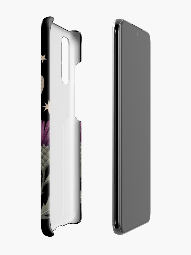 Alternate view of Thistle and moth Case & Skin for Samsung Galaxy