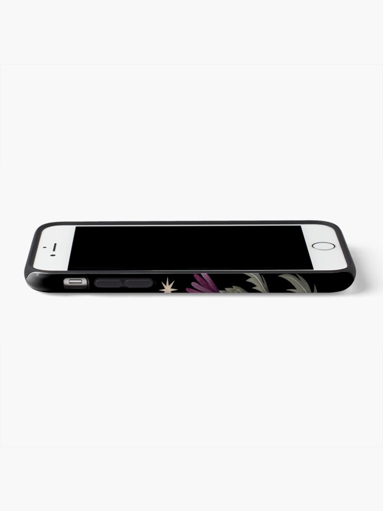 Alternate view of Thistle and moth iPhone Case & Cover