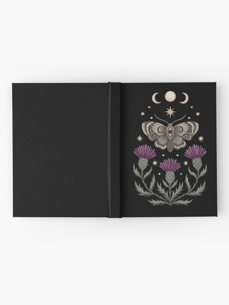 Alternate view of Thistle and moth Hardcover Journal