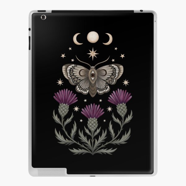 Thistle and moth iPad Skin
