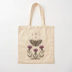 Chardon et papillon Tote bag classique