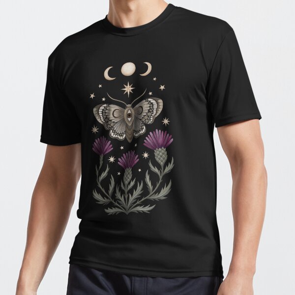 Thistle and moth Active T-Shirt