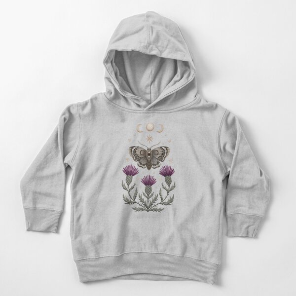 Thistle and moth Toddler Pullover Hoodie