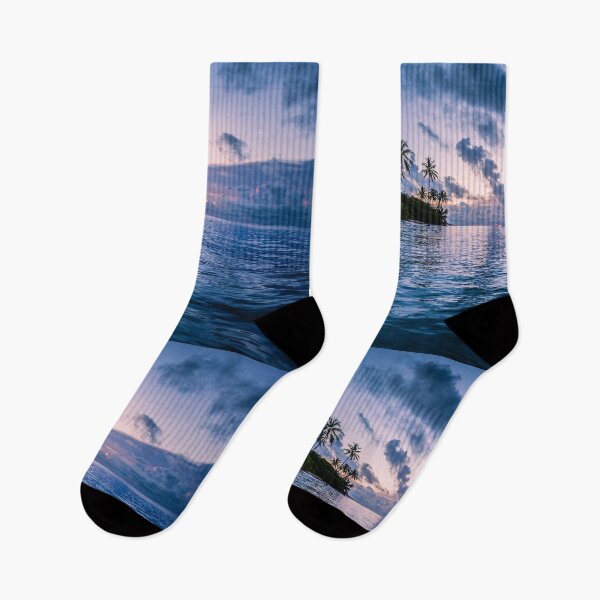 Item preview, Tropical Purple Ocean Sunset  designed and sold by newburyboutique.