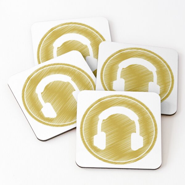 Item preview, Golden Headphones designed and sold by Ndigwan.