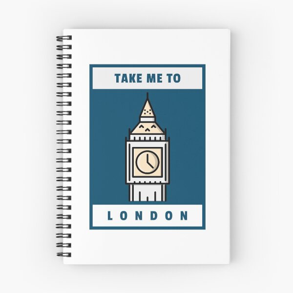 Artikelvorschau, Bring mich nach London, Big Ben-Illustration im klassischen Postkartenformat. entworfen und verkauft von ShineEyePirate.