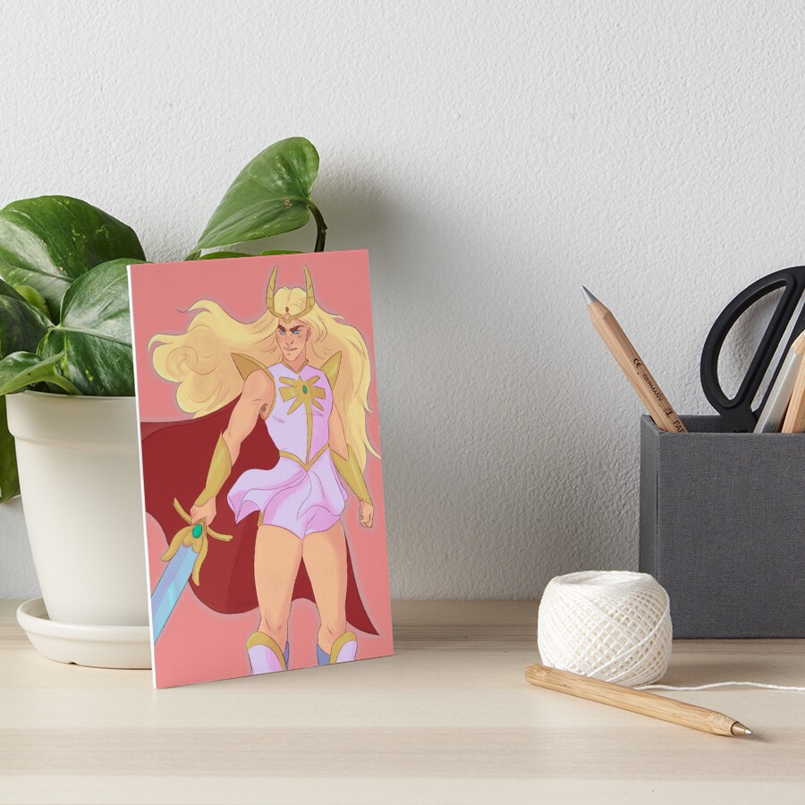 "She Ra" Art Board Print for Sale by zevstari Redbubble
