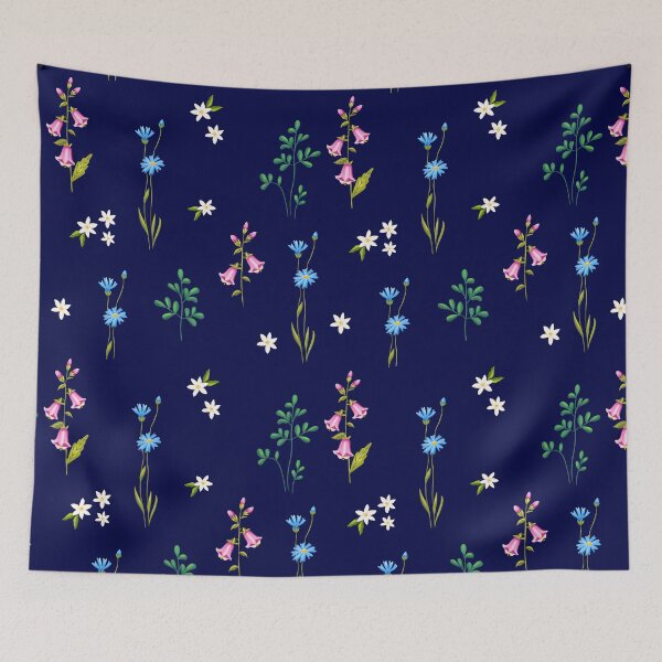 Item preview, Wild flowers at night designed and sold by Katbydesign.