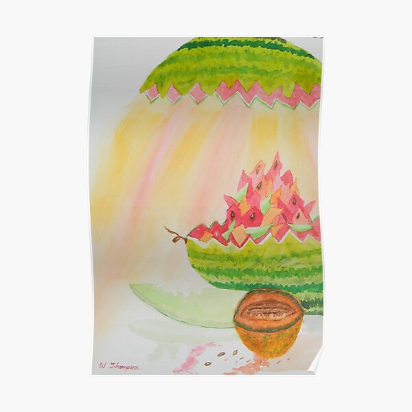 "Melon Head Bar and Grill" Poster by wot53 Redbubble