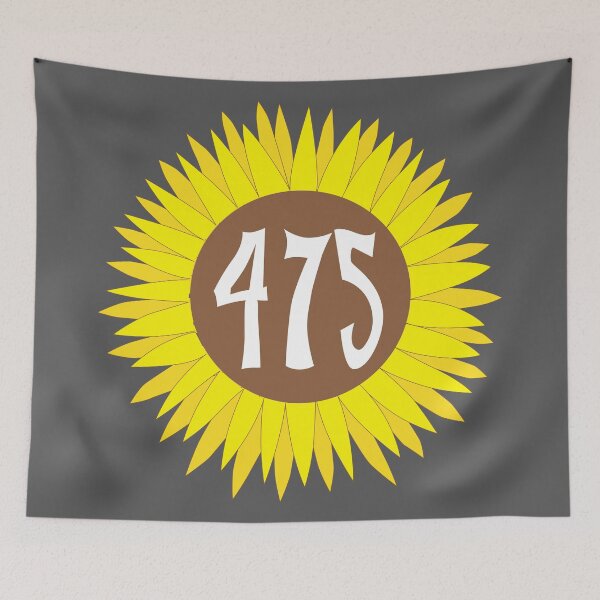 Item preview, Hand Drawn Connecticut Sunflower 475 Area Code designed and sold by itsrturn.