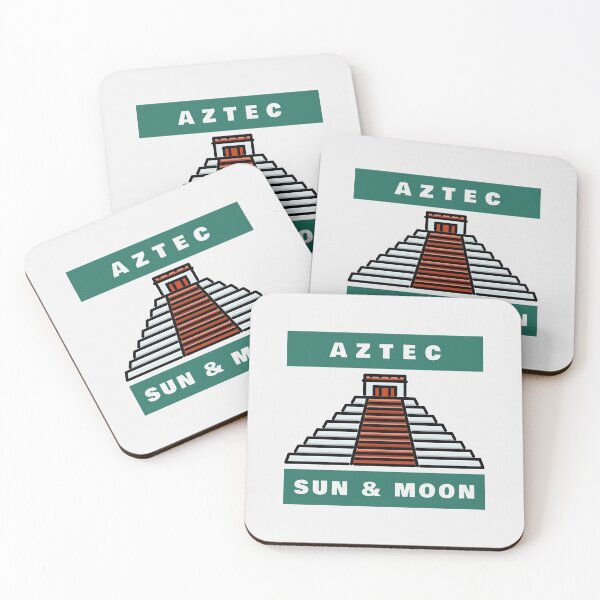 Item preview, Aztec Sun and Moon Pyramids designed and sold by ShineEyePirate.