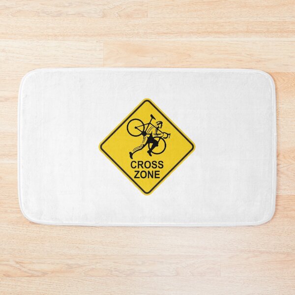 Item preview, Cyclocross Zone Road Sign designed and sold by Esskay Designs.