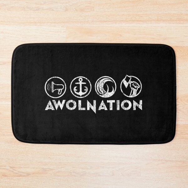 Item preview, awolnation logo tour 2020 black mendagri designed and sold by dgregory3.