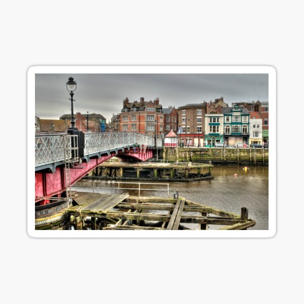 Whitby swing bridge Sticker