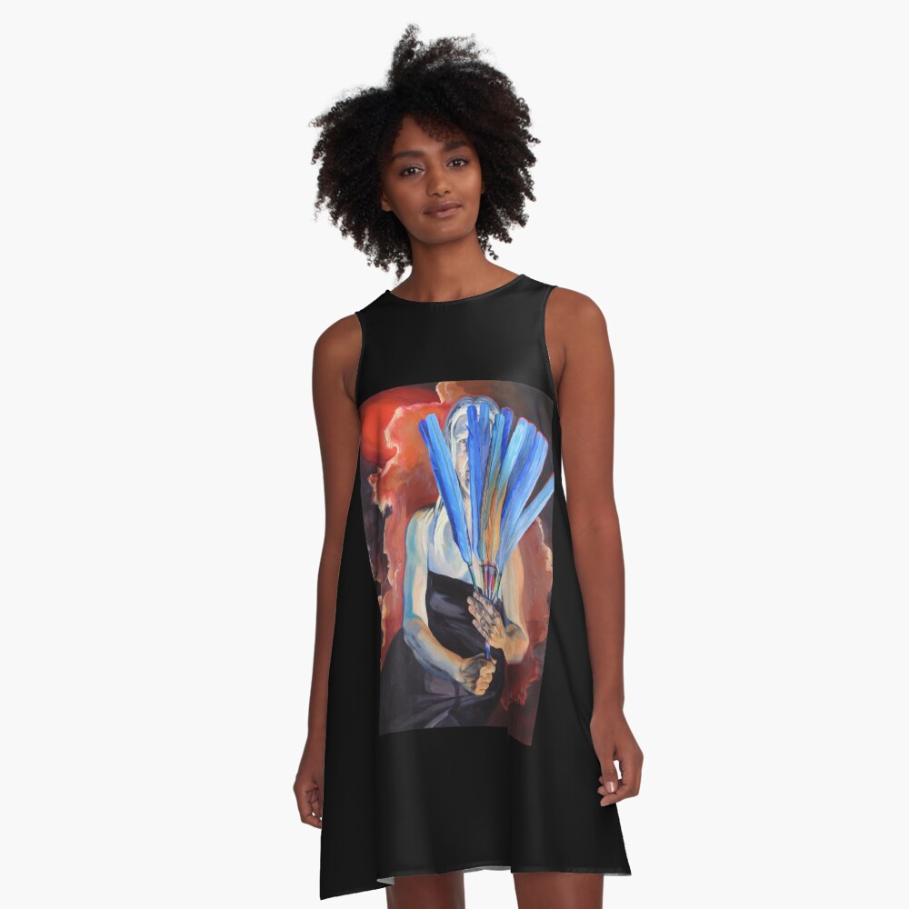 Item preview, A-Line Dress designed and sold by BlueStarseed.