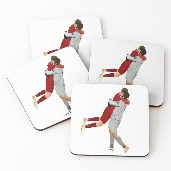 Item preview, Jordan Henderson & Alisson Becker Illustration designed and sold by footballx.