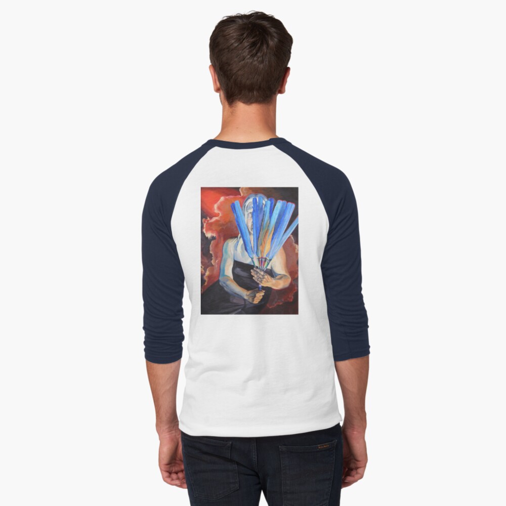 Item preview, Baseball ¾ Sleeve T-Shirt designed and sold by BlueStarseed.