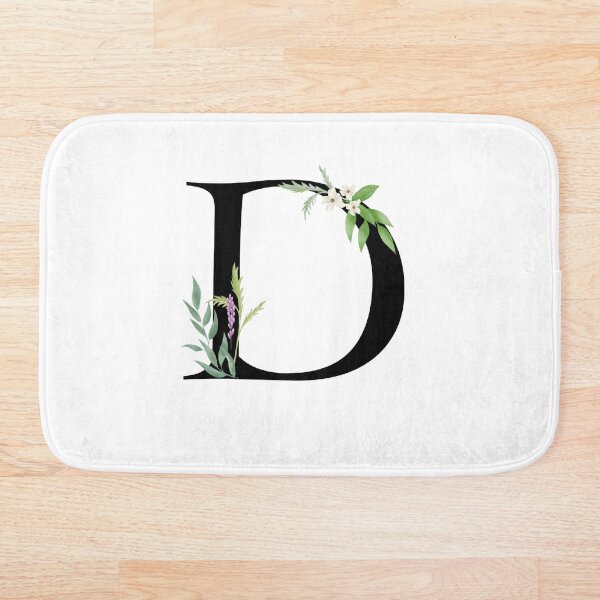 Item preview, Letra botánica D designed and sold by EllilaDesigns.