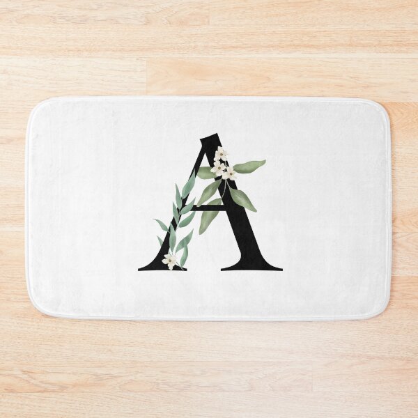 Item preview, Botanical letter A designed and sold by EllilaDesigns.