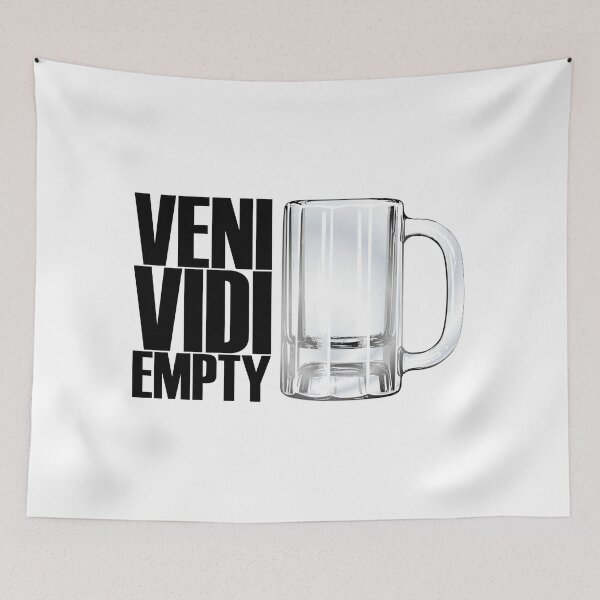 Item preview, VENI VIDI EMPTY beer designed and sold by fantastyc.