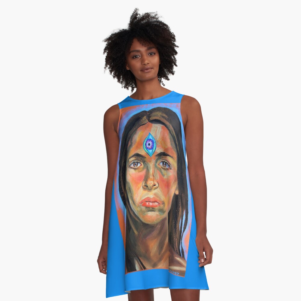 Item preview, A-Line Dress designed and sold by BlueStarseed.