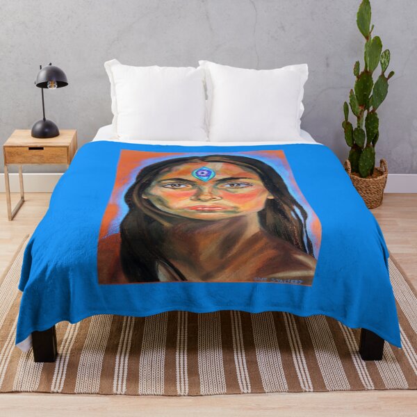 Item preview, Blue Third Eye (self portrait) designed and sold by BlueStarseed.