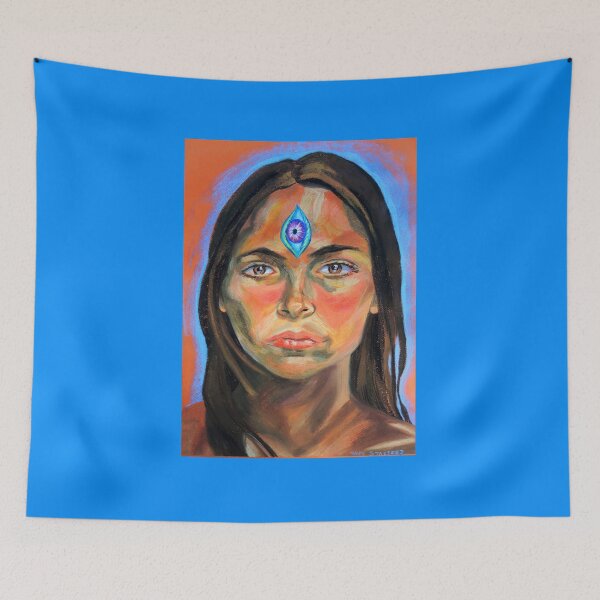 Item preview, Blue Third Eye (self portrait) designed and sold by BlueStarseed.