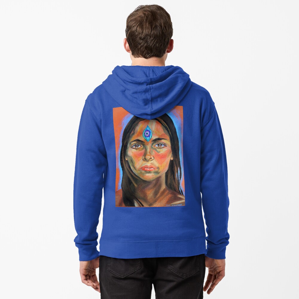 Item preview, Zipped Hoodie designed and sold by BlueStarseed.