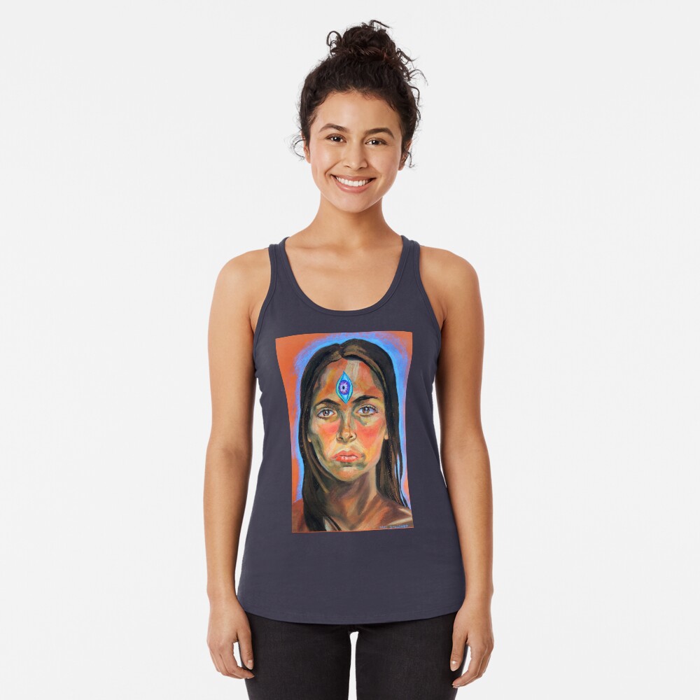 Item preview, Racerback Tank Top designed and sold by BlueStarseed.