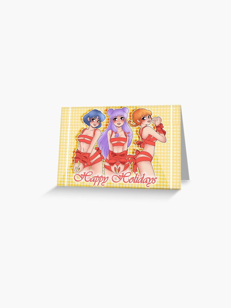 Akane , Shampoo and Ranma Happy Holidays | Greeting Card