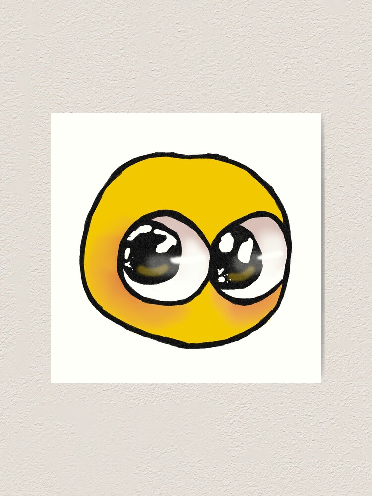 Cursed emoji | Art Print