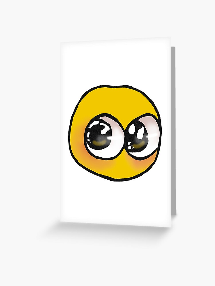 Cursed Emoji (Painted) | Greeting Card