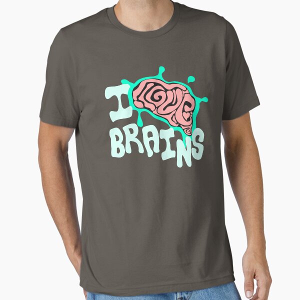 Item preview, I Love Brains (Dark Tee's) designed and sold by Anna Beswick.
