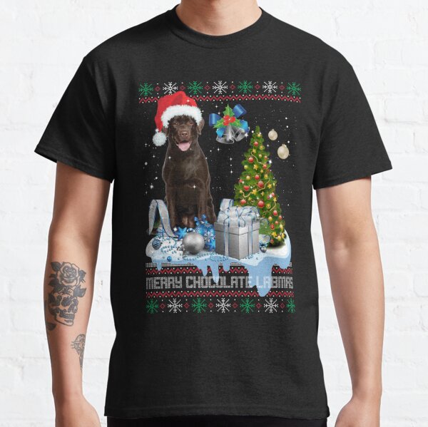 labrador christmas t shirt