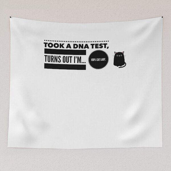 Item preview, Funny Cat Lover Gift - Took A DNA TEST 100% Cat Lady Gift - Funny Gift For Cat Lovers designed and sold by Galvanized.